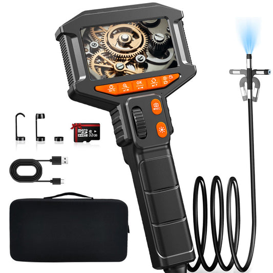Intelligent industrial endoscope high-definition screen pipeline automotive maintenance probe lens